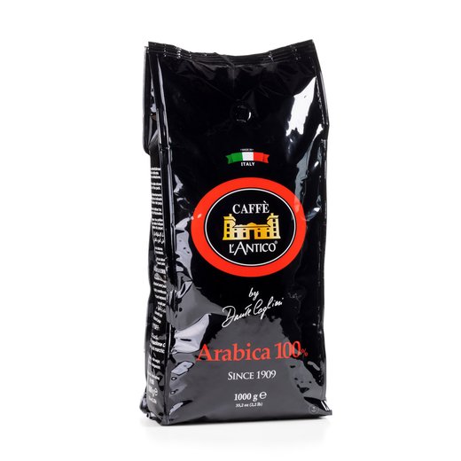 Caffè L'Antico 100% Arabica — 1kg balení zrnkové kávy