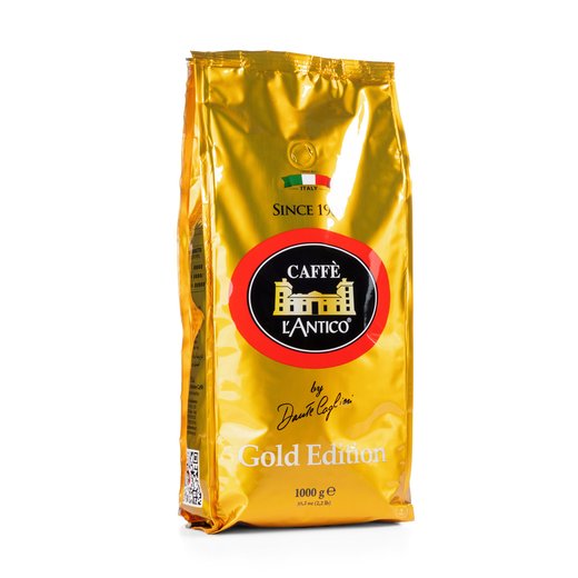 Caffè L'Antico Gold — 1kg balení zrnkové kávy